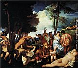 The Bacchanal of the Andrians CRISP by Titian